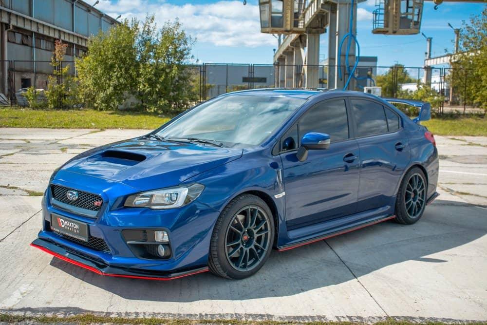 Front Splitter / Cup Schwert / Frontansatz V.3 für Subaru WRX STI von Maxton Design