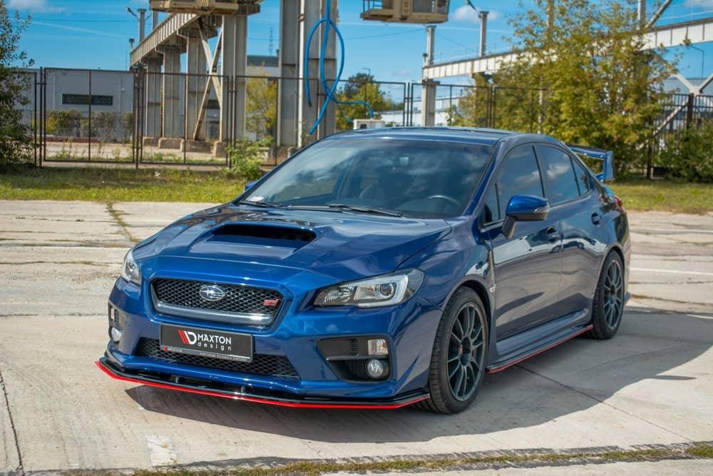 Front Splitter / Cup Schwert / Frontansatz V.4 für Subaru WRX STI von Maxton Design