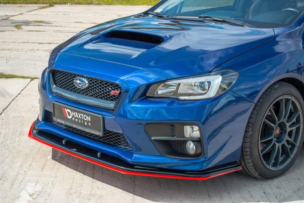 Front Splitter / Cup Schwert / Frontansatz V.4 für Subaru WRX STI von Maxton Design