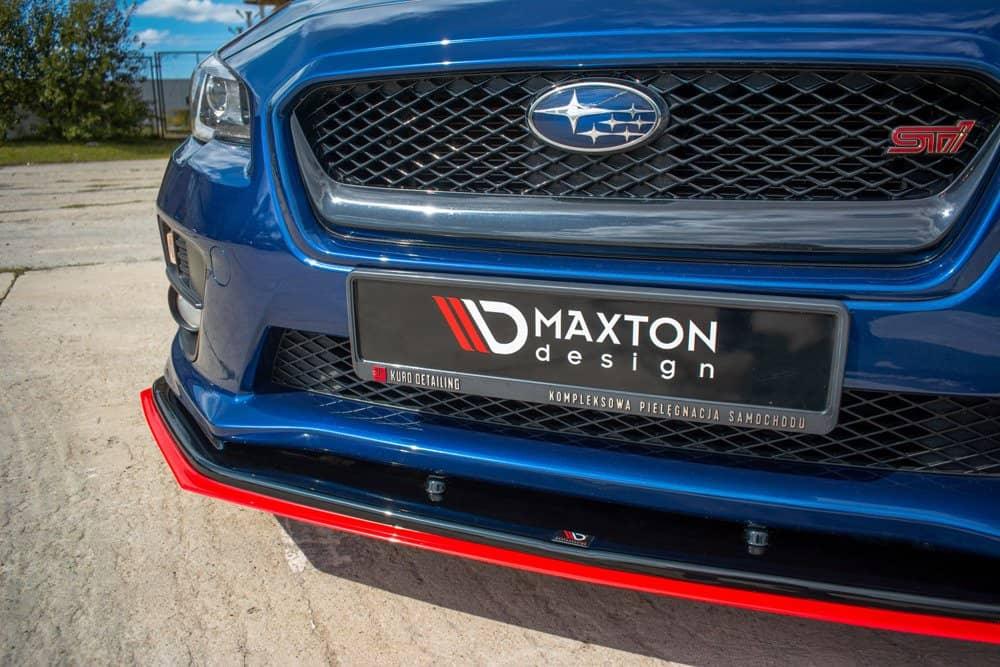 Front Splitter / Cup Schwert / Frontansatz V.4 für Subaru WRX STI von Maxton Design