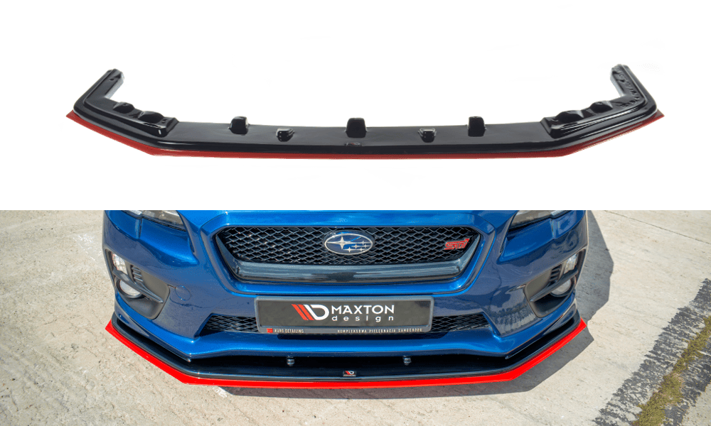 Front Splitter / Cup Schwert / Frontansatz V.4 für Subaru WRX STI von Maxton Design