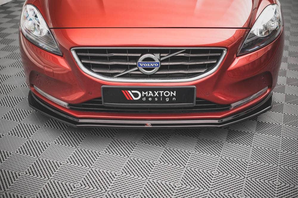 Front Splitter / Cup Schwert / Frontansatz für Volvo V40 P1X von Maxton Design