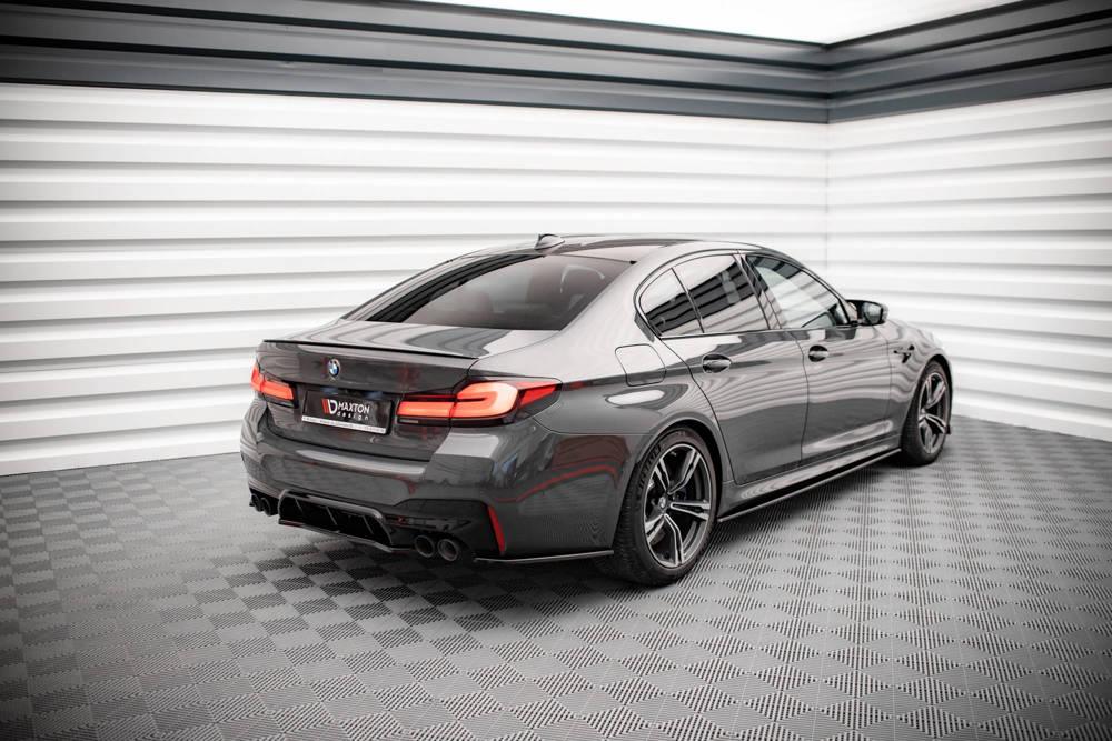 Seitliche Heck Diffusor Erweiterung für BMW M5 F90 Facelift von Maxton Design