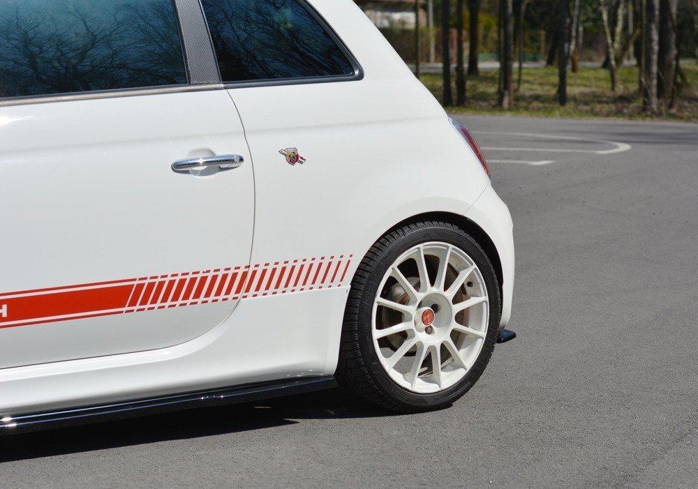 Seitliche Heck Diffusor Erweiterung für Fiat 500 Abarth von Maxton Design