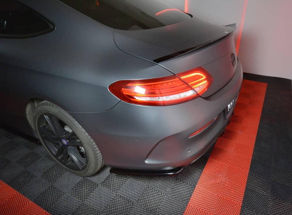 Seitliche Heck Diffusor Erweiterung für Mercedes Benz C Klasse W205 Coupe AMG Line von Maxton Design