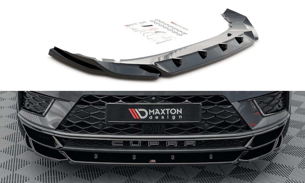 Front Splitter / Cup Schwert / Frontansatz V.2 für Cupra Ateca KH7 von Maxton Design