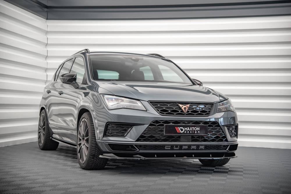 Front Splitter / Cup Schwert / Frontansatz V.2 für Cupra Ateca KH7 von Maxton Design