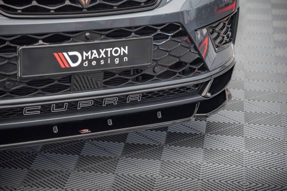 Front Splitter / Cup Schwert / Frontansatz V.2 für Cupra Ateca KH7 von Maxton Design