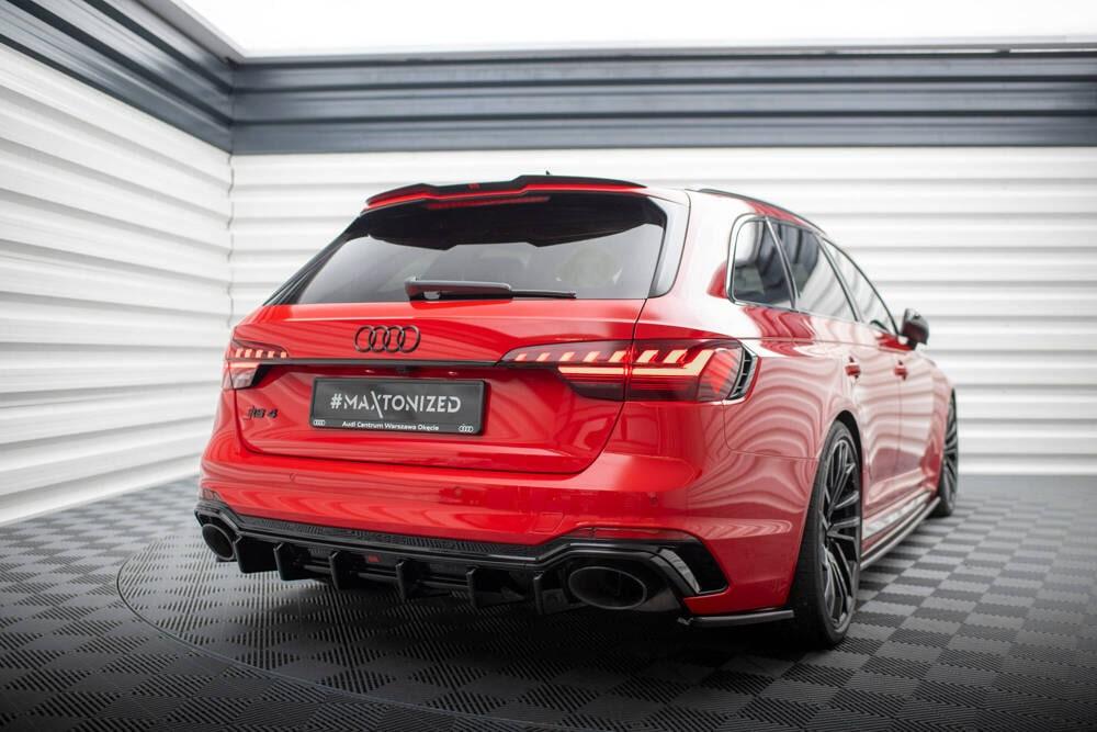 Spoiler Cap für AUDI RS4 Avant B9 von Maxton Design