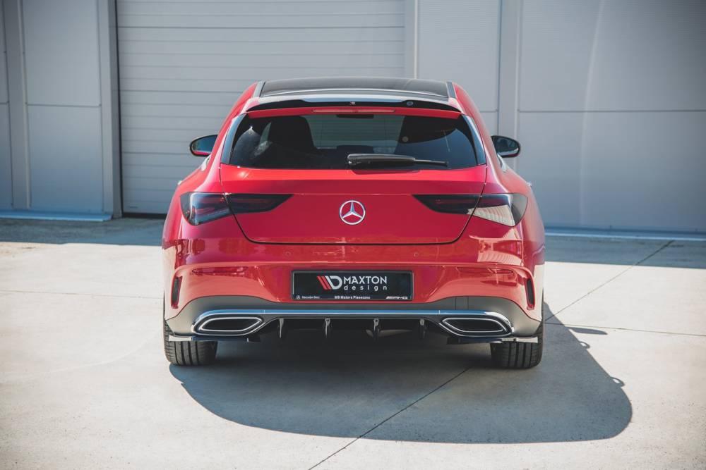 Spoiler cap for Mercedes CLA Shooting Brake AMG-LINE (X118) from Maxton Design 