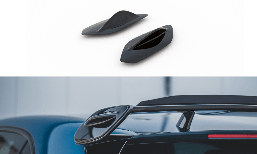 Spoiler Cap Erweiterungen für Mercedes A35 AMG W177 von Maxton Design