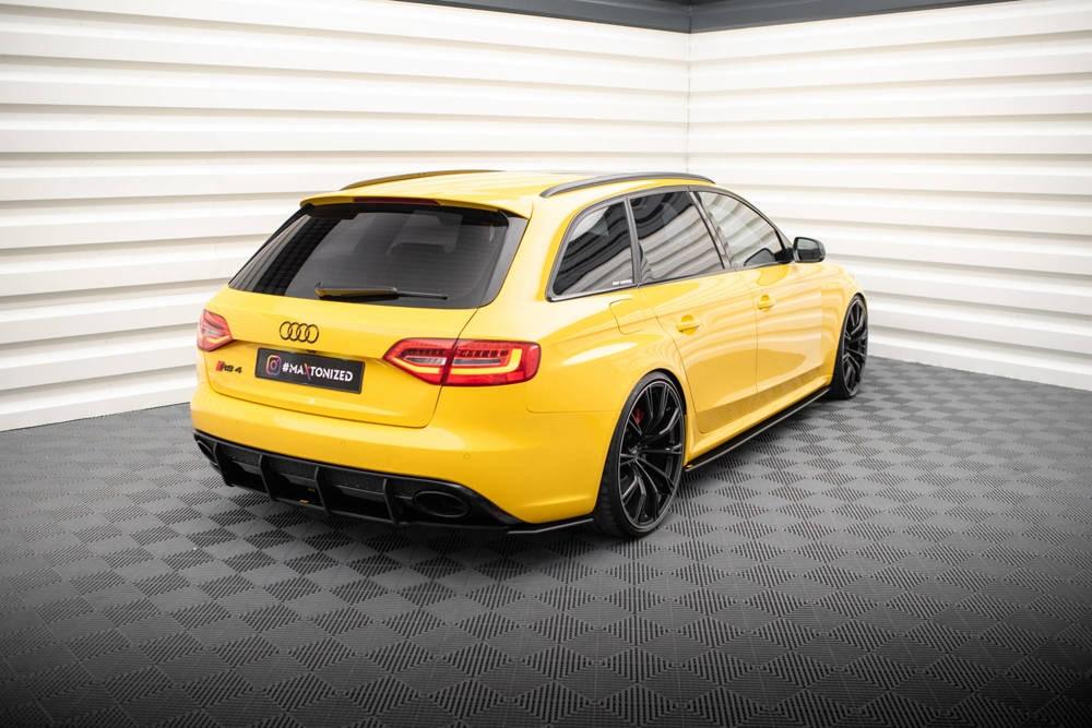 Seitliche Heck Diffusor Erweiterung Street Pro für Audi RS4 B8 von Maxton Design