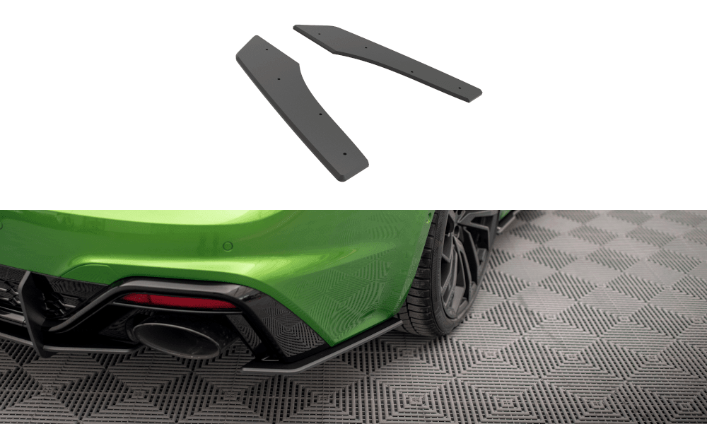 Seitliche Heck Diffusor Erweiterung Street Pro für Audi RS5 F5 Facelift von Maxton Design