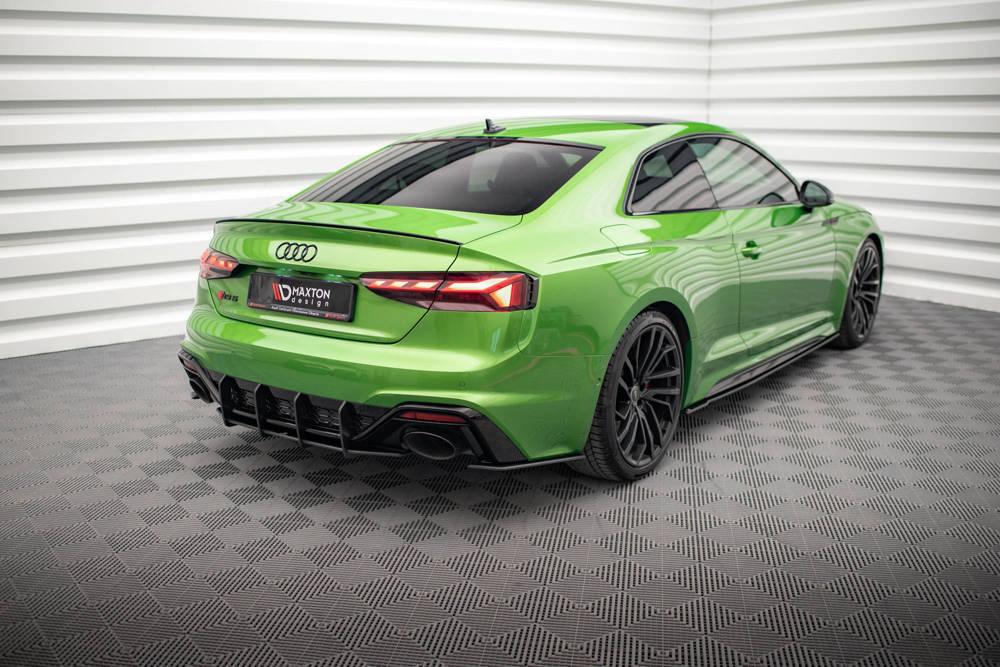 Seitliche Heck Diffusor Erweiterung Street Pro für Audi RS5 F5 Facelift von Maxton Design