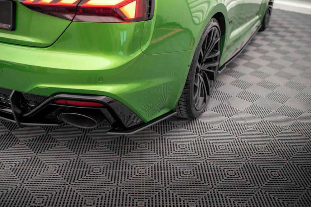 Seitliche Heck Diffusor Erweiterung Street Pro für Audi RS5 F5 Facelift von Maxton Design