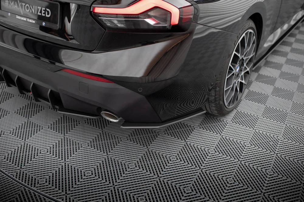 Seitliche Heck Diffusor Erweiterung Street Pro für BMW 2 Coupe G42 von Maxton Design