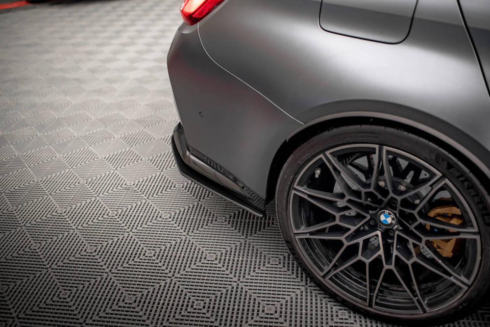 Seitliche Heck Diffusor Erweiterung Street Pro für BMW M3 G80 von Maxton Design