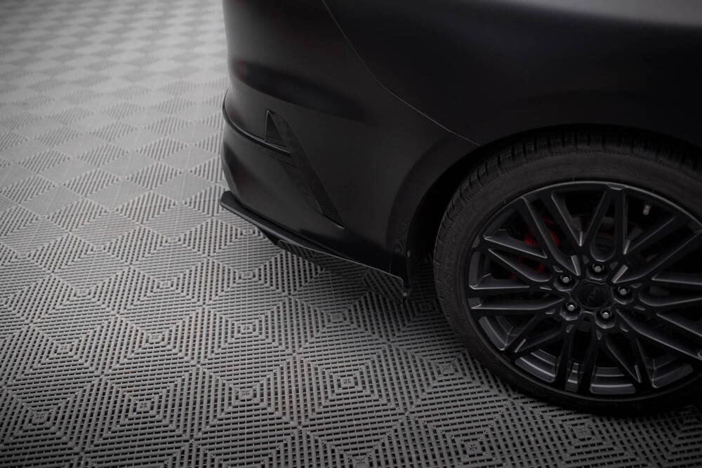 Seitliche Heck Diffusor Erweiterung Street Pro mit Flaps für Kia ProCeed GT (CD) Facelift von Maxton Design