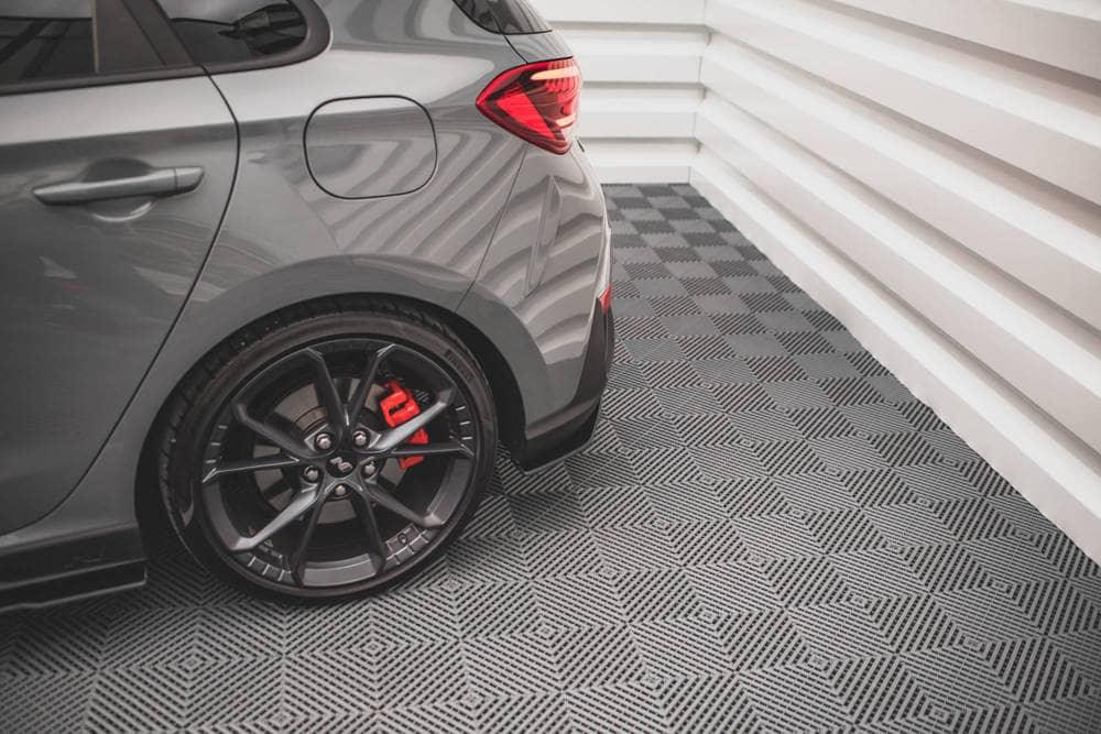 Seitliche Heck Diffusor Erweiterung Street Pro für Hyundai I30 N MK3 Facelift Hatchback von Maxton Design