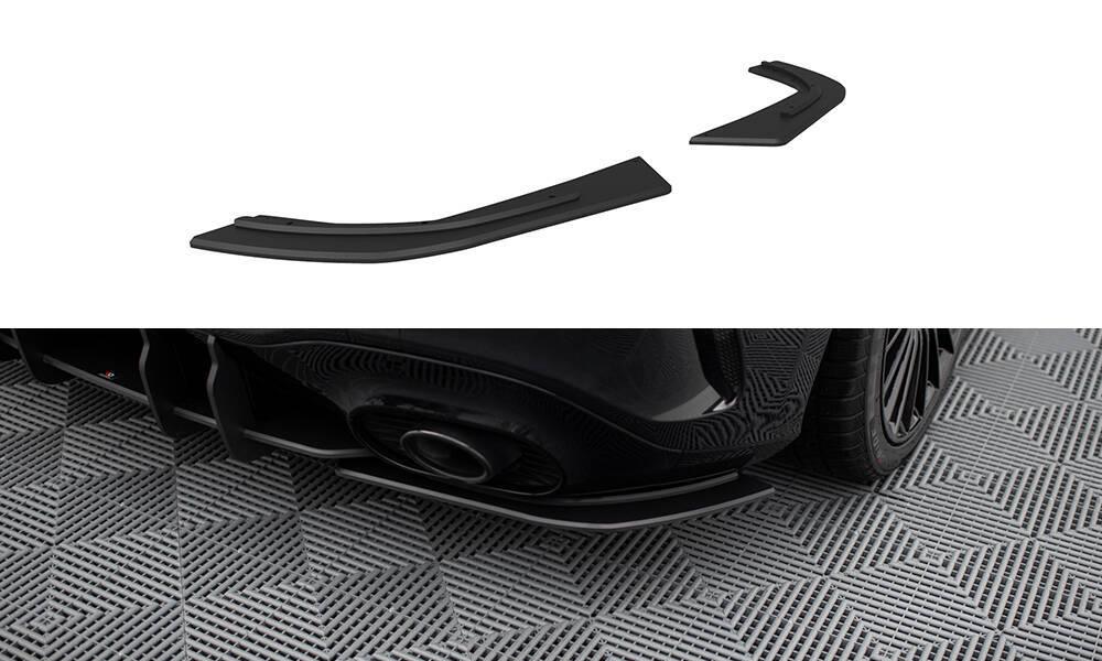 Seitliche Heck Diffusor Erweiterung Street Pro für Mercedes-Benz A35 AMG Hatchback W177 von Maxton Design