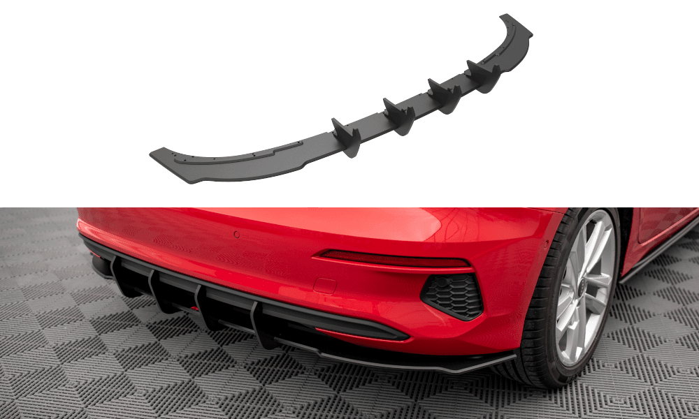 Rear diffuser Street Pro for Audi A3 8Y Sportback from Maxton Design 