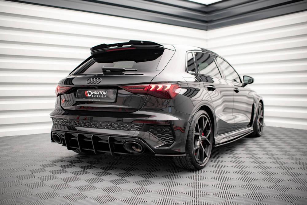 Heck Diffusor Street Pro für Audi RS3 Sportback 8Y von Maxton Design