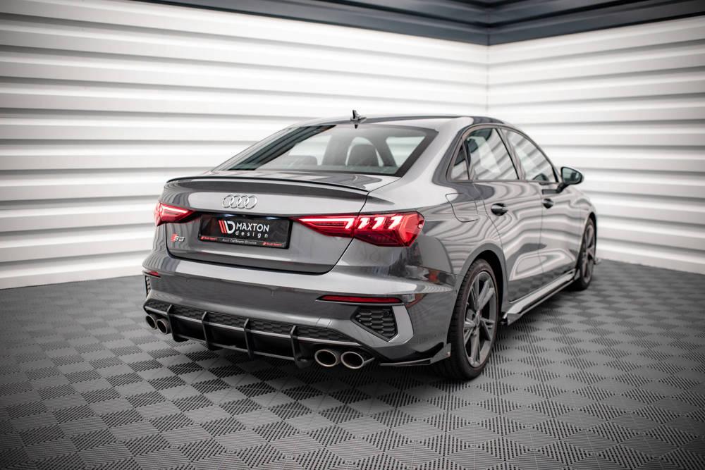 Heck Diffusor Street Pro für Audi S3 Sedan 8Y von Maxton Design