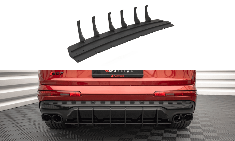 Heck Diffusor Street Pro für Audi SQ7 /Q7 S-Line Mk2 (4M) Facelift von Maxton Design