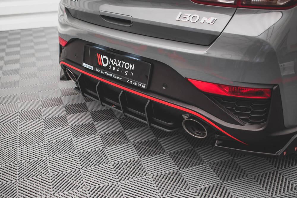 Heck Diffusor Street Pro für Hyundai I30 N MK3 Facelift Hatchback von Maxton Design