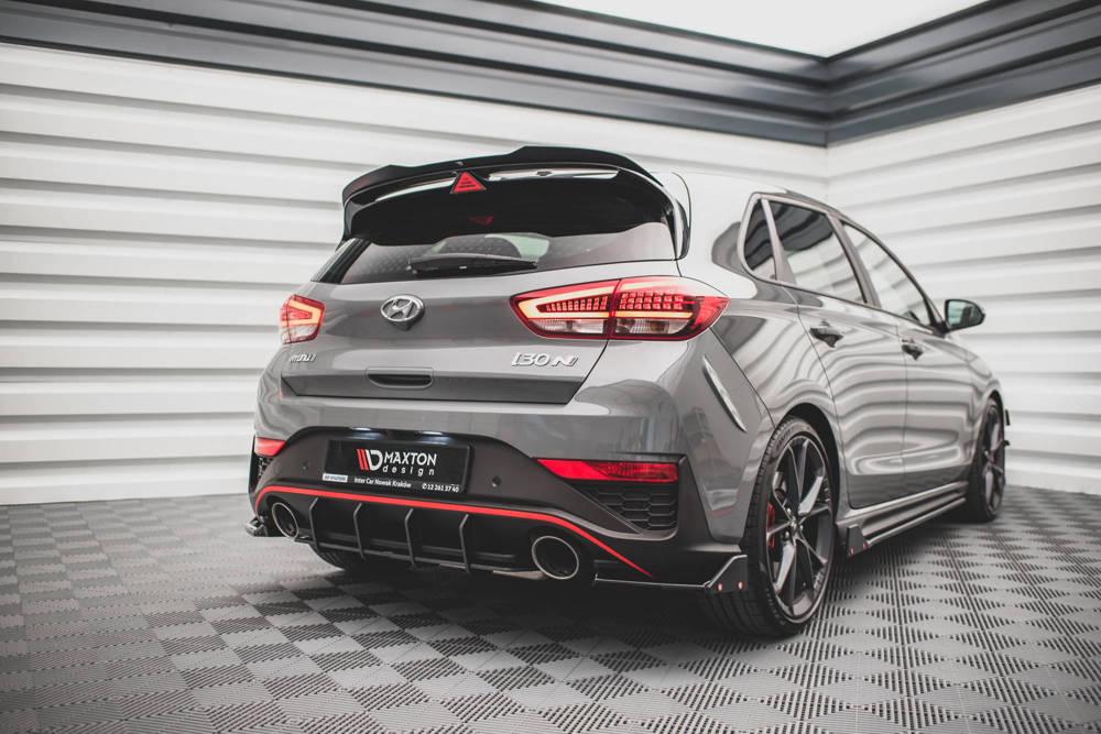 Heck Diffusor Street Pro für Hyundai I30 N MK3 Facelift Hatchback von Maxton Design