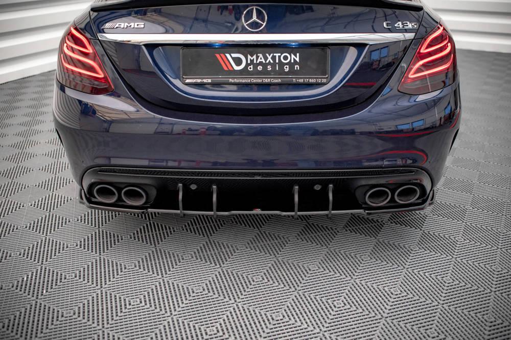 Heckdiffusor Street Pro für Mercedes-Benz C43 AMG W205 Facelift von Maxton Design