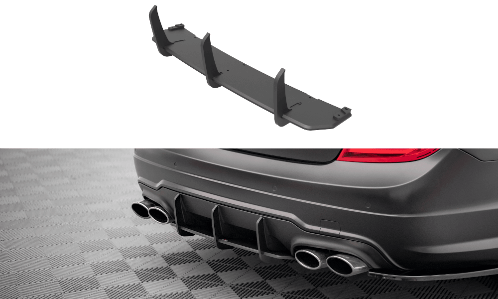 Heckdiffusor Street Pro für Mercedes C-Klasse Coupe C204 AMG-Line von Maxton Design