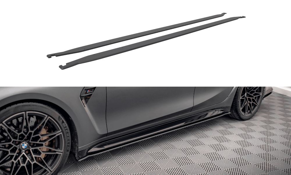 Seitenschweller Erweiterung Street Pro für BMW M3 G80 von Maxton Design