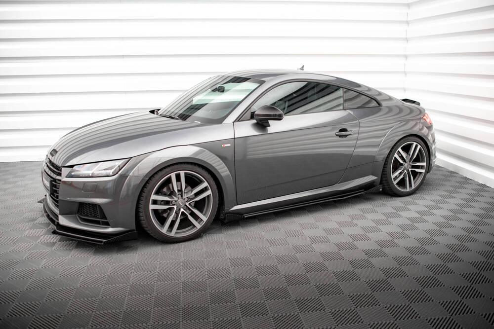 Seitenschweller Erweiterung Street Pro mit Flaps für Audi TT S-Line / TTS 8S von Maxton Design