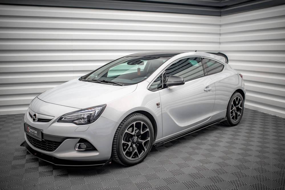 Seitenschweller Erweiterung Street Pro mit Flaps für Opel Astra J GTC OPC-Line von Maxton Design