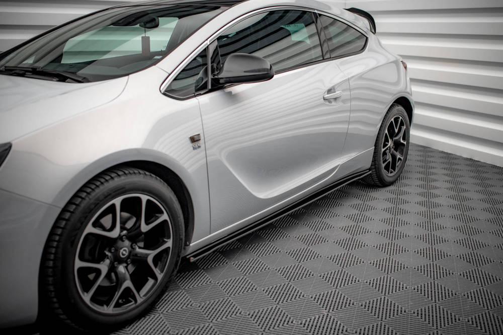 Seitenschweller Erweiterung Street Pro für Opel Astra J GTC OPC-Line von Maxton Design