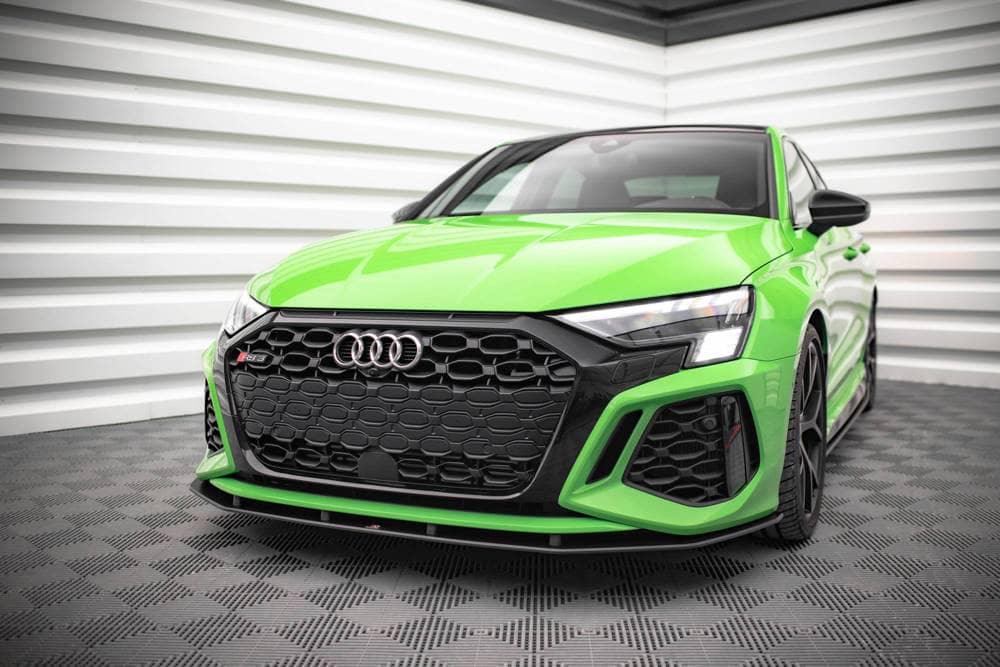 Front Splitter / Cup Schwert / Frontansatz Street Pro für Audi RS3 8Y von Maxton Design