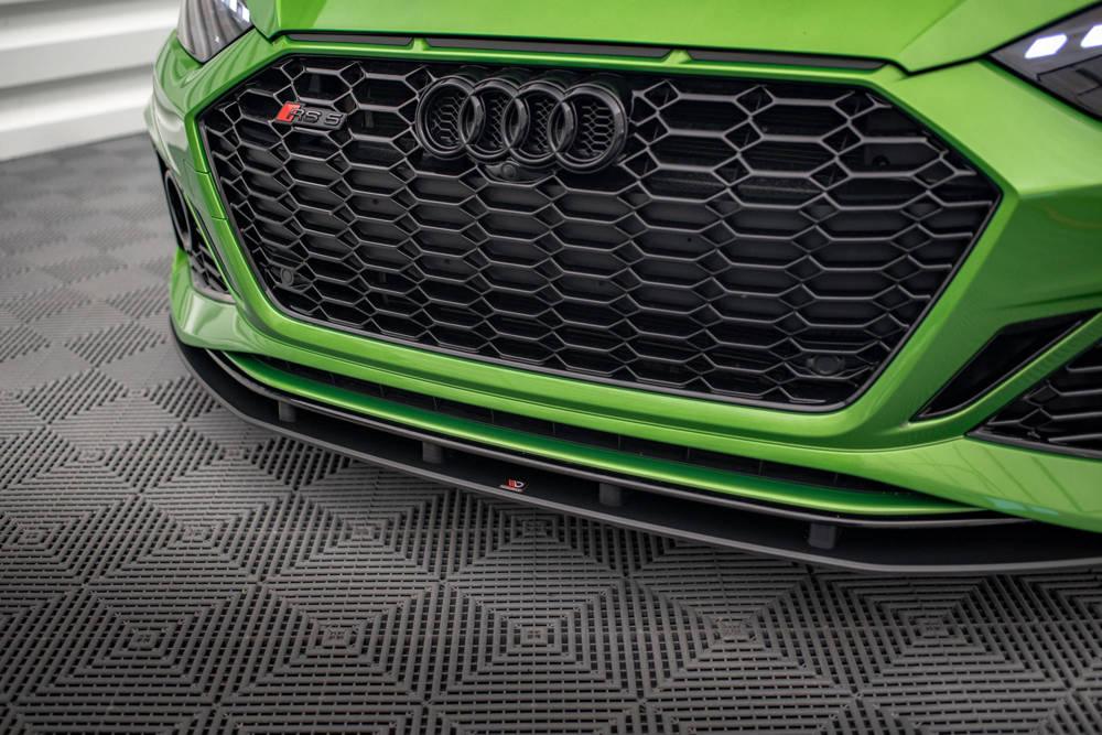 Front Lippe / Front Splitter / Frontansatz Street Pro für Audi RS5 F5 Facelift von Maxton Design