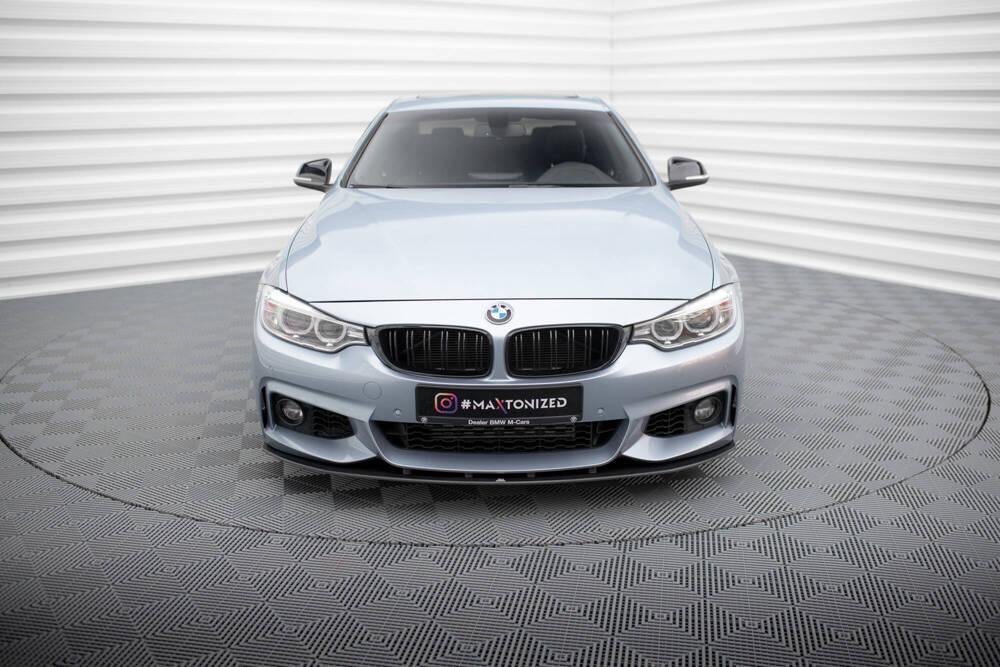 Front Lippe / Front Splitter / Frontansatz Street Pro für BMW 4 F32 M-Paket von Maxton Design