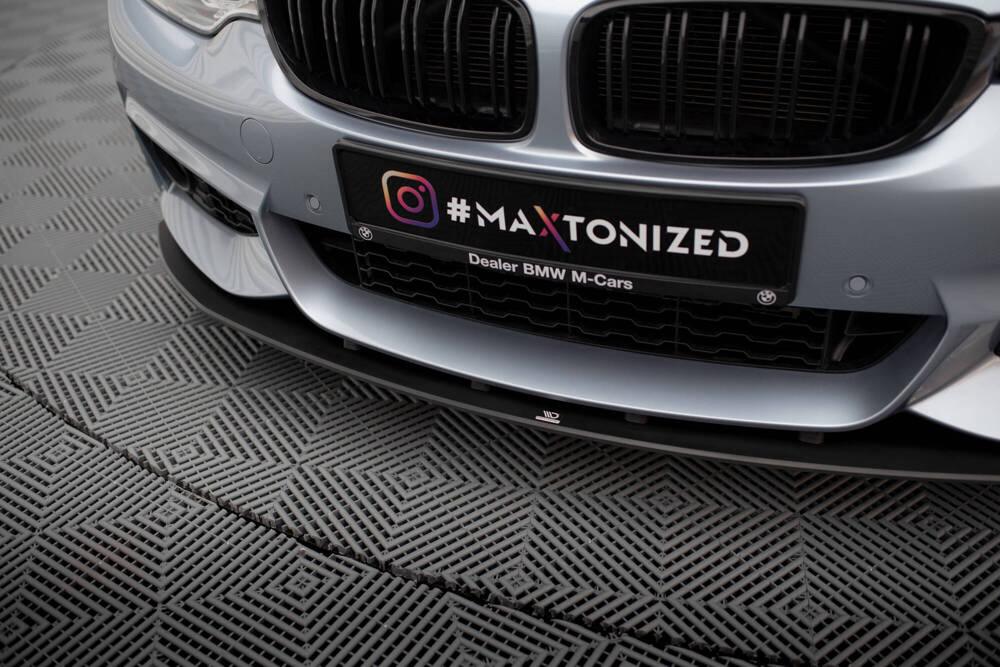 Front Lippe / Front Splitter / Frontansatz Street Pro für BMW 4 F32 M-Paket von Maxton Design