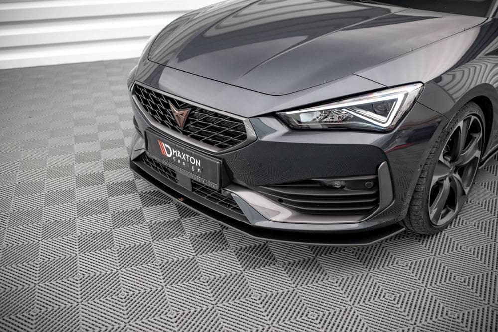 Front Splitter / Cup Schwert / Frontansatz Street Pro für Cupra Leon KL von Maxton Design