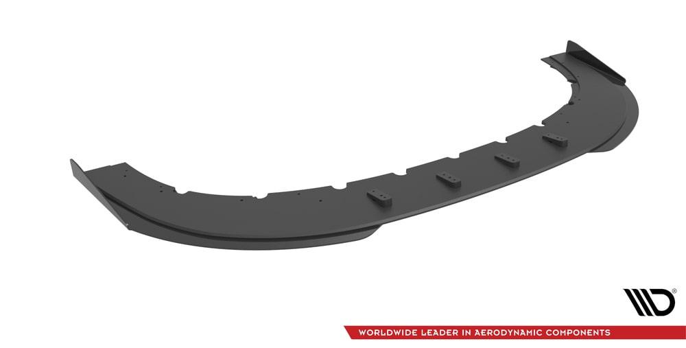 Front Lippe / Front Splitter / Frontansatz Street Pro mit Flaps für Audi RS6 4F von Maxton Design