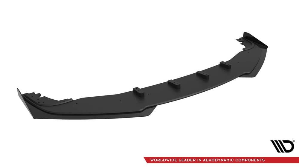 Front Lippe / Front Splitter / Frontansatz Street Pro mit Flaps für Honda Civic X von Maxton Design