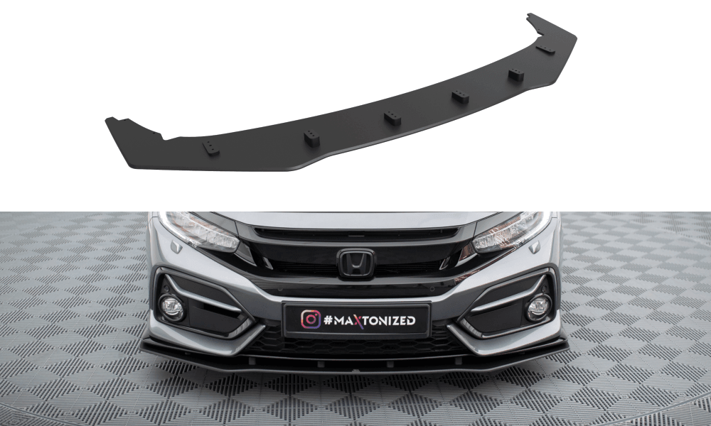 Front Lippe / Front Splitter / Frontansatz Racing V.2 für Honda Civic X Type R von Maxton Design