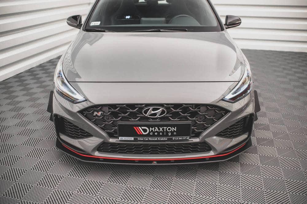 Front Splitter / Cup Schwert / Frontansatz Street Pro für Hyundai I30 N MK3 Facelift von Maxton Design