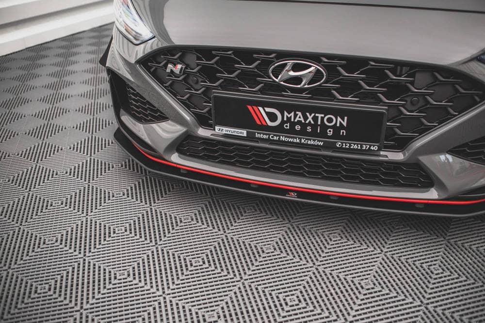 Front Splitter / Cup Schwert / Frontansatz Street Pro für Hyundai I30 N MK3 Facelift von Maxton Design