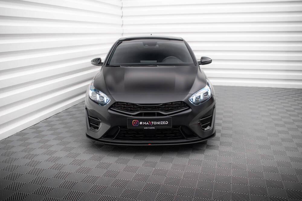 Front Lippe / Front Splitter / Frontansatz V.3 für Kia ProCeed GT (CD) von Maxton Design