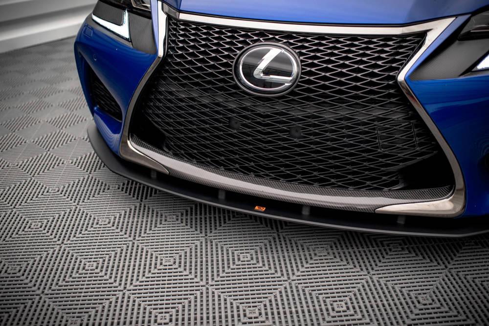 Front Lippe / Front Splitter / Frontansatz Street Pro für Lexus GS F MK4 Facelift von Maxton Design