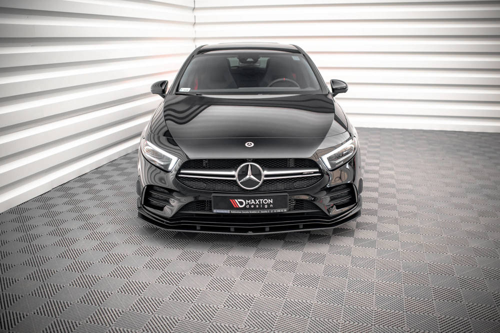 Front Lippe / Front Splitter / Frontansatz Street Pro für Mercedes A35 AMG W177 von Maxton Design