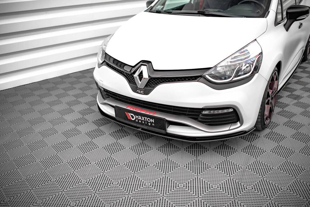 Front Lippe / Front Splitter / Frontansatz Street Pro für Renault Clio RS MK4 von Maxton Design